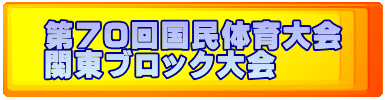 第70回国民体育大会 関東ブロック大会