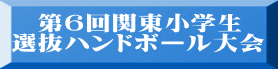 　第６回関東小学生 選抜ハンドボール大会
